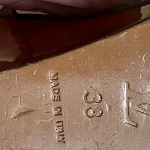 Louis Vuitton wedge sandals authentic good used condition - Picture 7 of 11